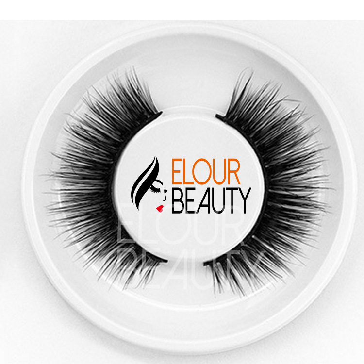 3D wispy styles mink strip lashes private label China factory EA117